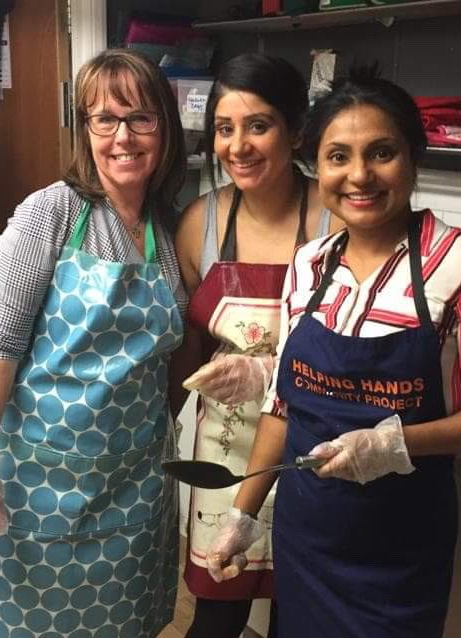 Susan Peterson LLP team at the Helping Hands Soup Kitchen Takeover